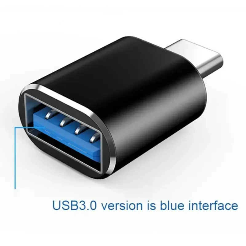 1-4개 USB A 타입 수-USB 타입-C 암 어댑터 변환기, 타입 C-USB 3.0 OTG 어댑터 커넥터 (노트북, 휴대폰 데이터 전송용)