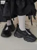 Women Casual Shoes Lace Up Spring Summer Japanese Style Lolita Solid Color Round Toe Thick Bottom Pumps Ladies Low Cut Shoes 1