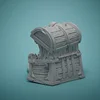 Durable ABS Resin 3D Printed Chest Mimic Miniature - Easy Paint, Perfect for D&D & Pathfinder Tabletop RPGs, Ideal Room Decor 4
