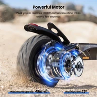 W9 tout Terrain Scooter électrique 10 pouces 1000W 48V14Ah batterie 45 km/h vitesse maximale double freins à disque caché E frein APP E Scooter 4