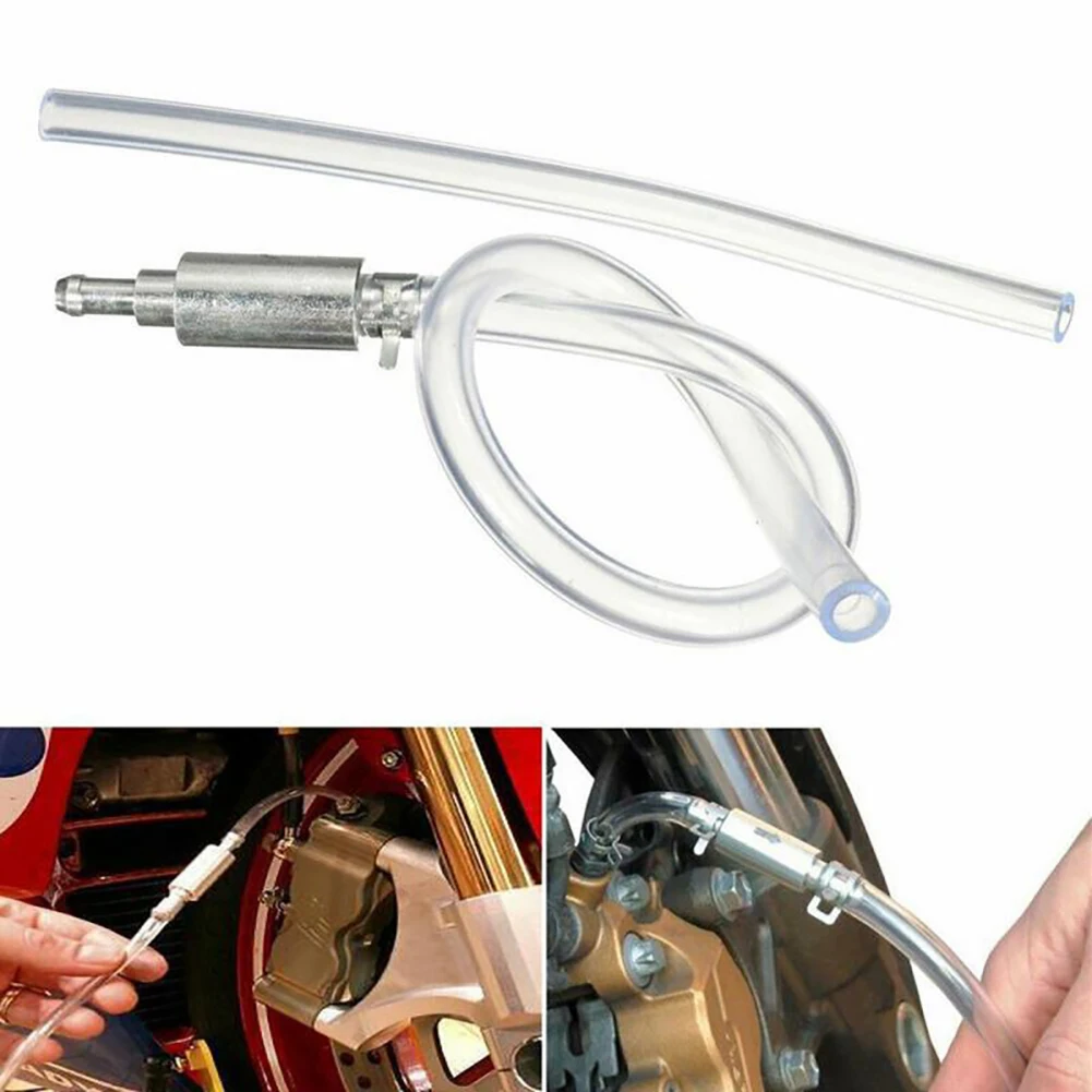 Motorcycle Car Clutch Brake Bleeder Kit 500mm Hose With One Way Valve Tube Bleeding Tool Kit Voiture Accessories