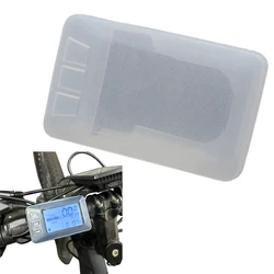Silicone Waterproof Dust Cover Case for Electric Bike Display Screen (Light Grey)