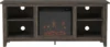 Wren Classic 4 Cubby Fireplace TV Stand for TVs up to 65 Inches, 58 Inch, Charcoal 3