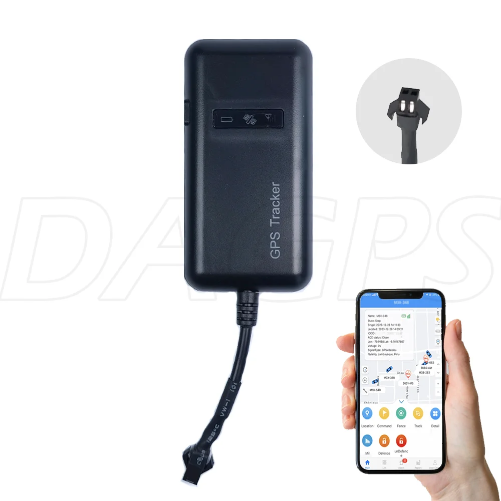 DAGPS Original Quad band Motocycle car gps tracker gt02a google link real time tracking