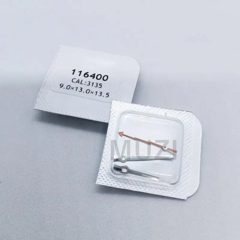 Parti Di Orologi Orange Milgauss Series Green Luminous Watch Hands Adatto Per Rolex 3135 Movement Automatic Mechanical 116400