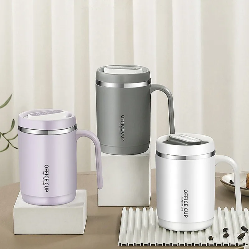 500ML 304stainless Steel Straw Cup with Handle Thermoses Coffee Mug Breakfast Juice Couple Cups Outdoor Sports Office Drinkware 6 Sd3a0442d16f547f2a8bef6659d2ff538m