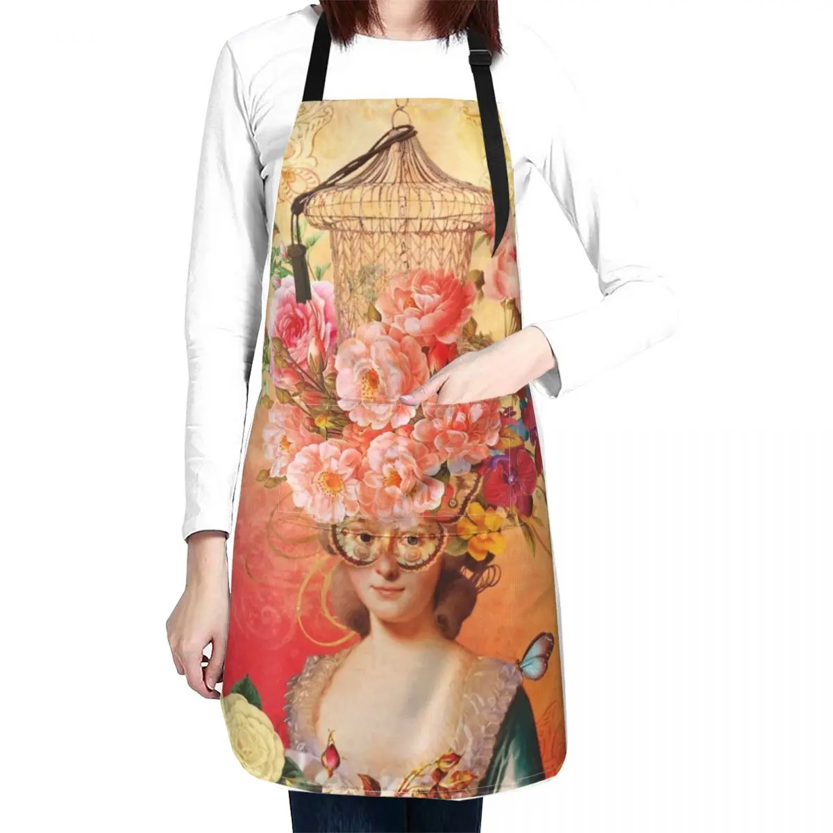 

Put a Bird on It Apron Apron For Kitchen Women Home Utensils Camping apron