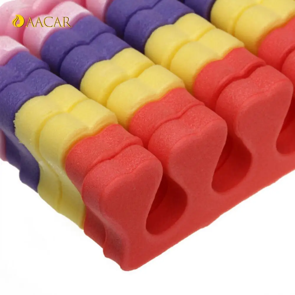 Nail Extending Painting Coating Anti Touch Separate Manicure Tools 10Pcs Nail Art Soft Foam Sponge Finger Toe Separators