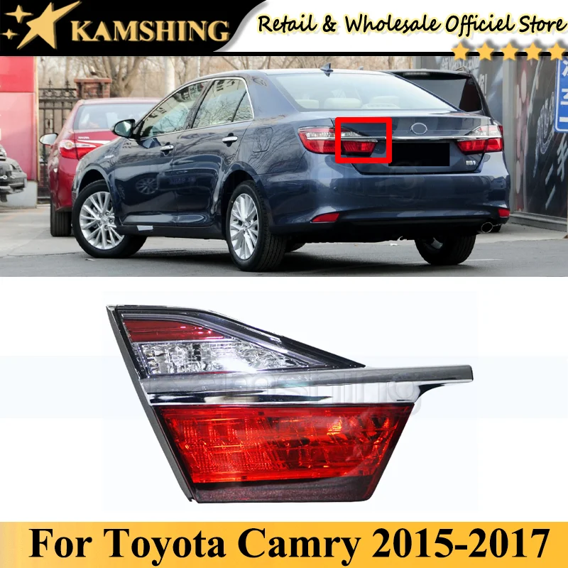 

CAPQX INNER Rear Tail light lamp For Toyota Camry 2015 2016 2017 Rear Brake Light Taillight Tail lamp head Lamp head light
