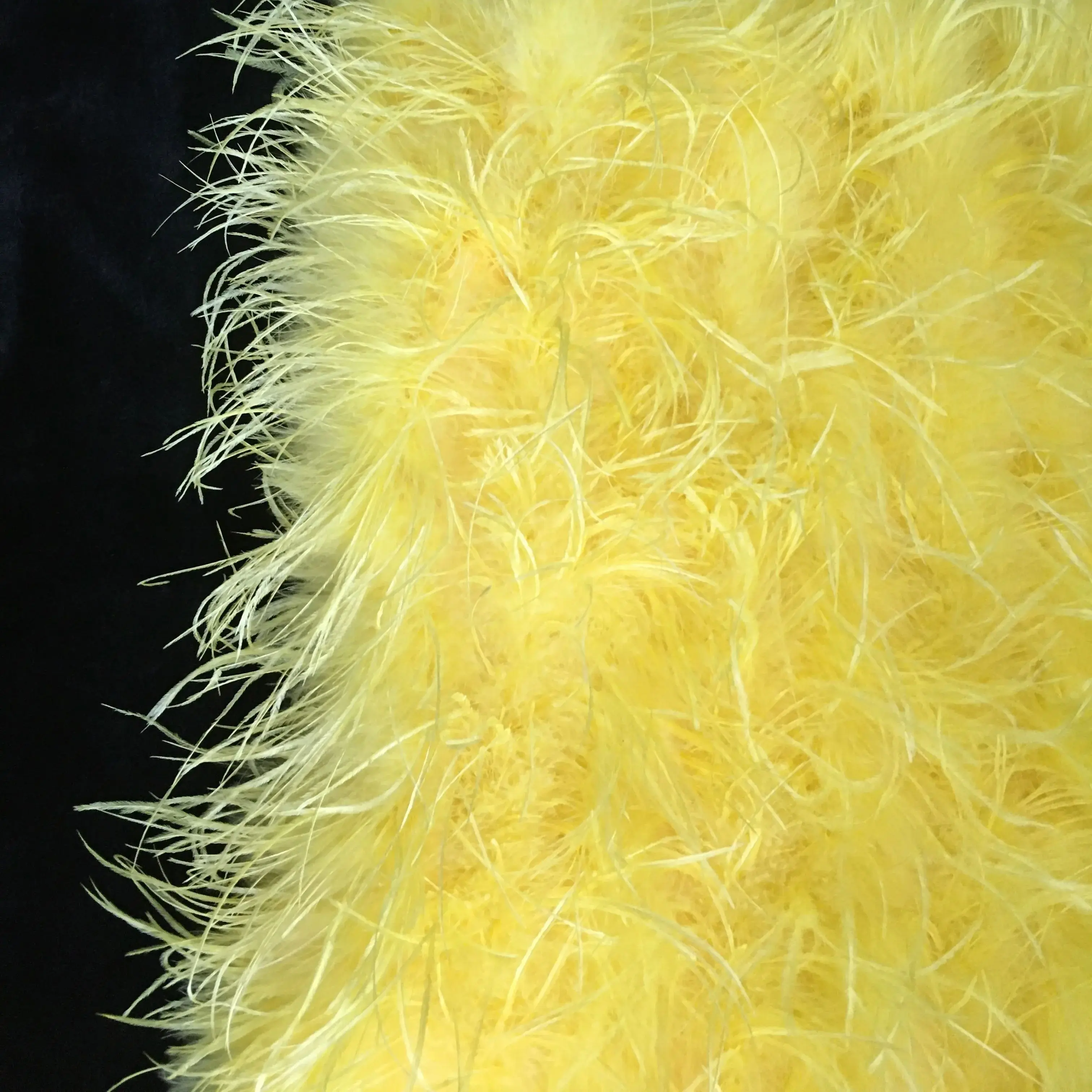 Real Ostrich Fur Chest Wrapping Dress Strapless Feather Dress
