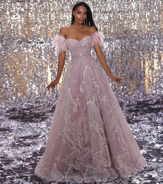 Red Prom Dress Detachable Cape Sleeves Sparkly Prom Gown With