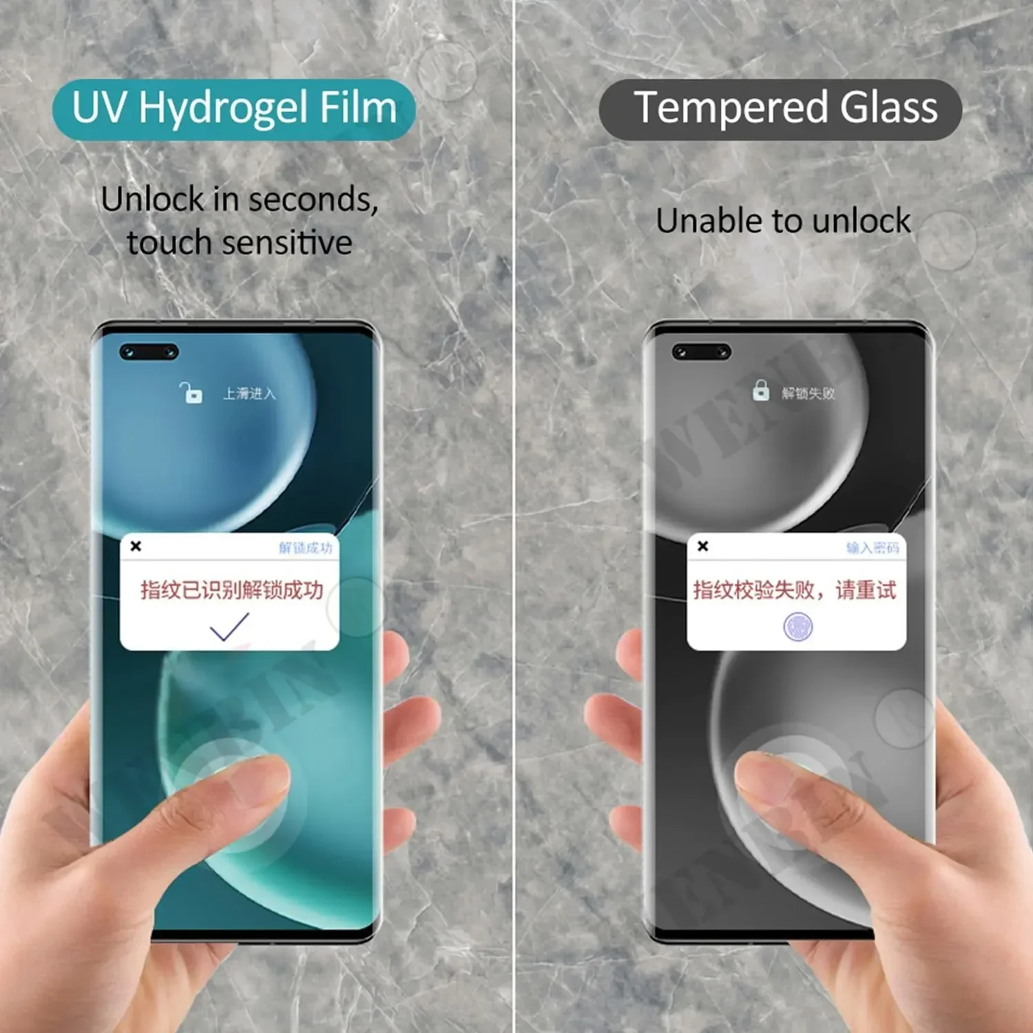 Hydrogel Film Full Cover Screen Protector - 5 Pack