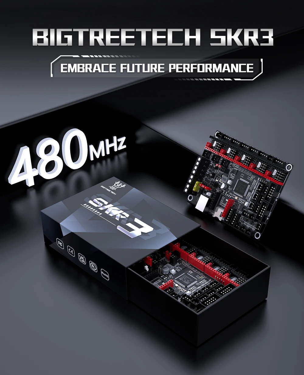 btt skr v1.4 turbo peças de impressora