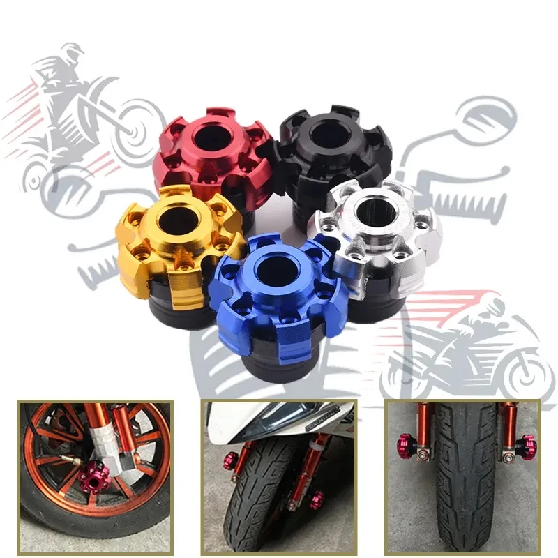 

Motorcycle Anti-falling Cup Front Shock Absorption Modified Front Fork Cup Wheel Protector Anti-Falling Block Bicycle universal