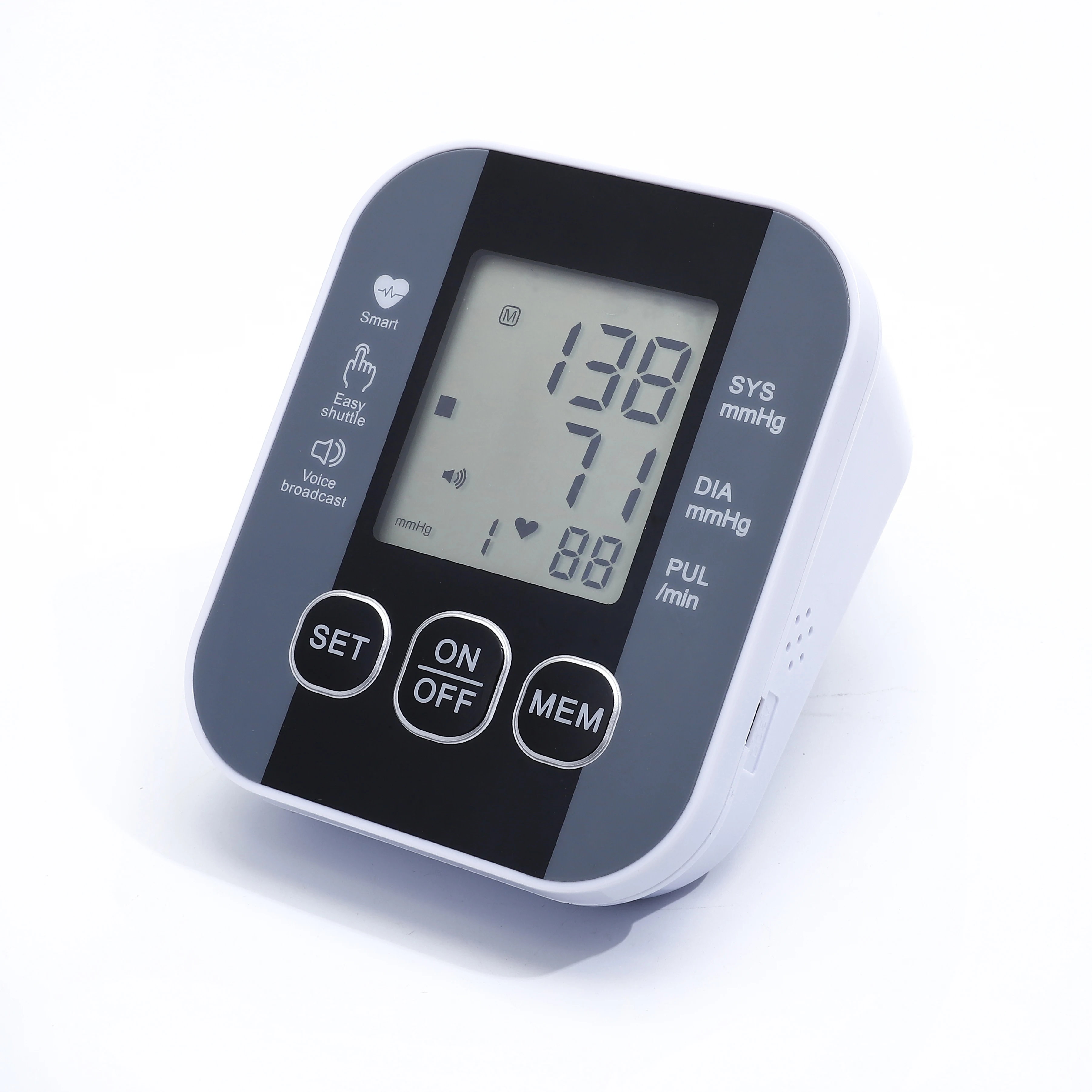 Digital Arm Blood Pressure Meter Cuff Medical Automatic Pressure Tonometer Tensiometer Heart Rate Pulse Meter BP Monitor Healthy 5