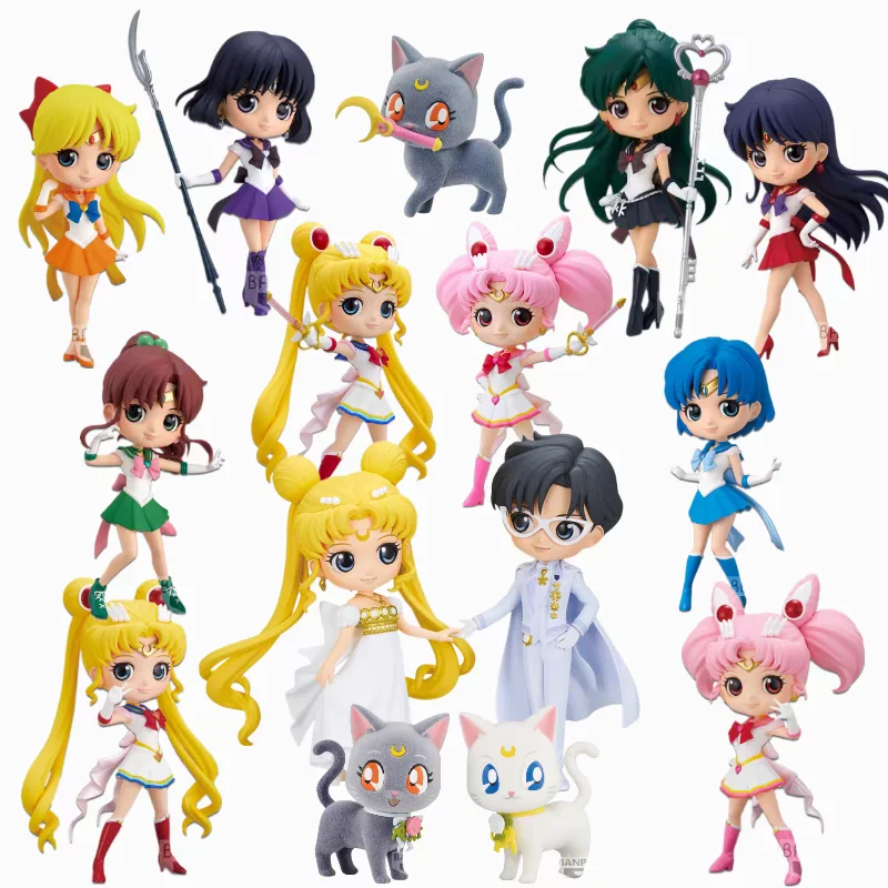

Новая Подлинная модель Bandai Сейлор Мун, игрушки Qposket, супер кайу, Michiru Moon, Аниме фигурки, сборка моделей, игрушки для девочек, подарок