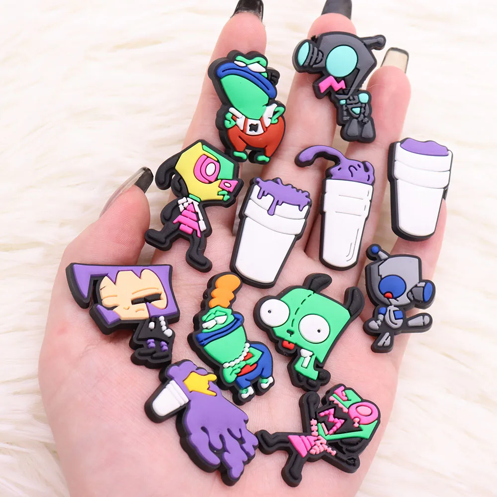 (Qty 11) JIBBITZ - MISCELLANEOUS ANIME CHARACTERS PVC Shoe Charms for Crocs  (66)