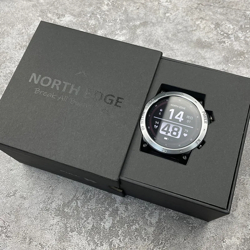 2023 ο NORTH EDGE Cross Fit 3 ð GPS   ð 1.43 HD AMOLED ÷ 50M ATM  а ħ Smartwatch