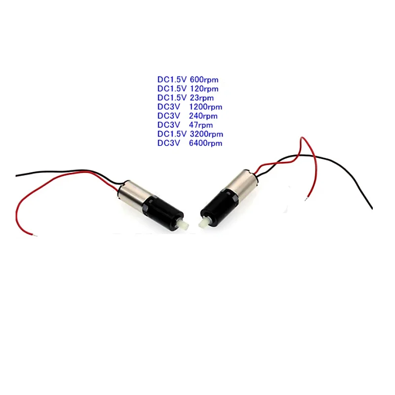 

6GP-L610 6mm Miniature Planetary Gear Coreless Motor DC 3V 1.5V 600 120 23 1200 240 47 3200 6400 RPM PTZ Precision