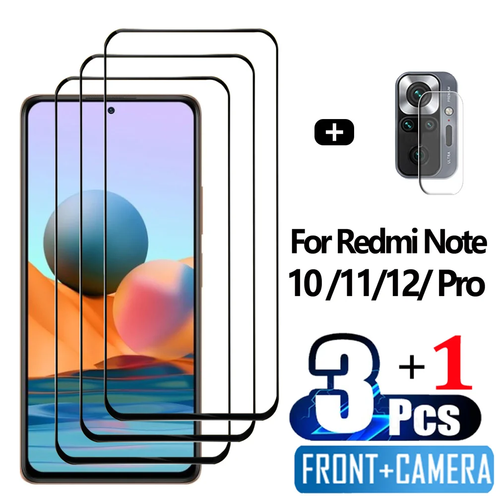 Película Protectora De Pantalla De Vidrio Templado Para Xiaomi Redmi Note 11 Pro, 10, 11, 12 Pro, 5G, 11s, 10C, 10S, 5G, 4G, 9T, 9s - AliExprs