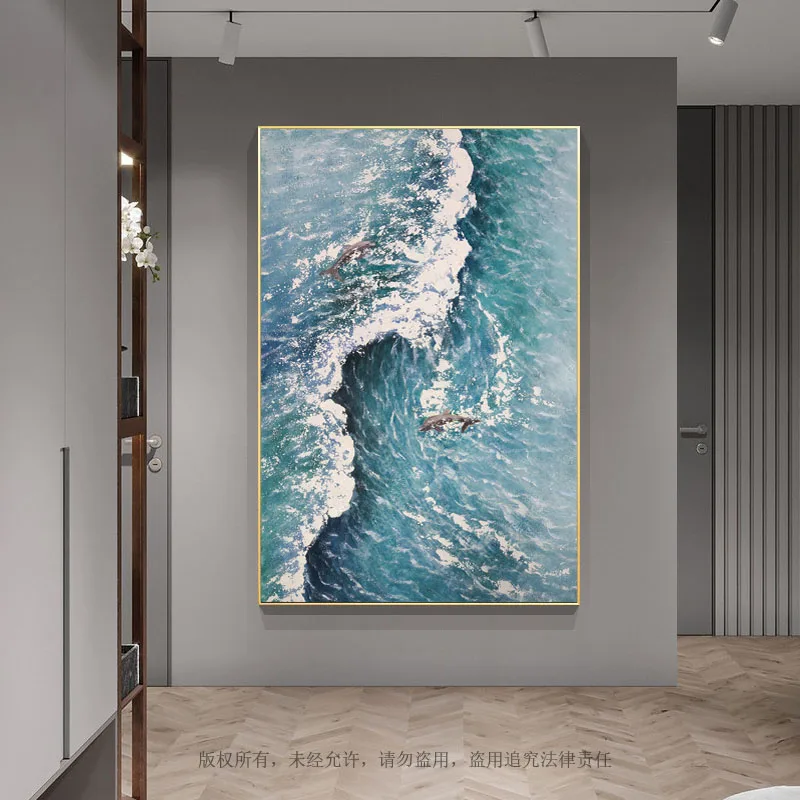 

Безрамные Картины Ручная роспись Серый слон картина маслом на холсте украшение для дома для гостиной тайский Декор отеля