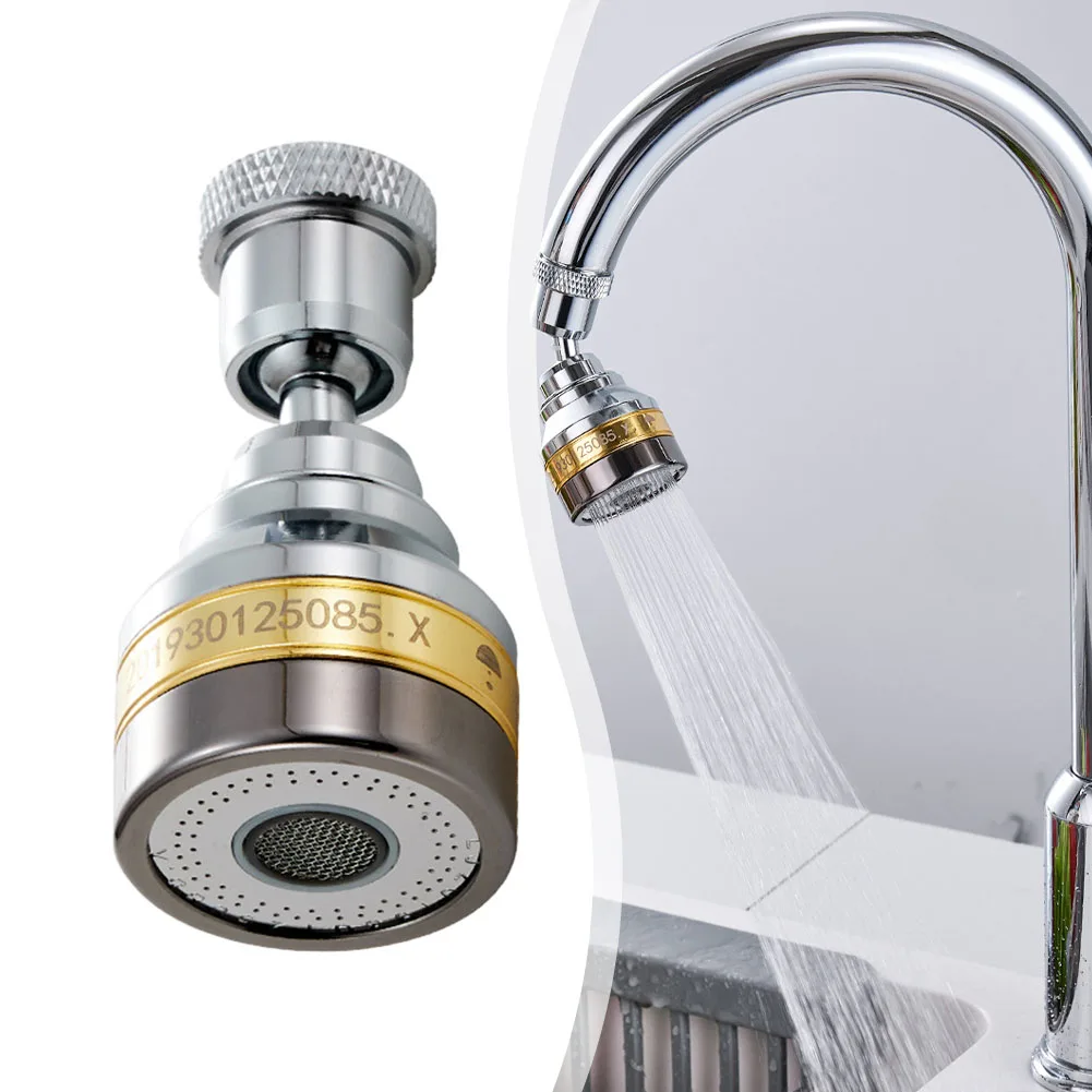 Aerador Torneira de Cozinha Water Saving Nozzle Dupla Função 360 Graus Rotativo Pulverizador Tap Pressão Bubbler
