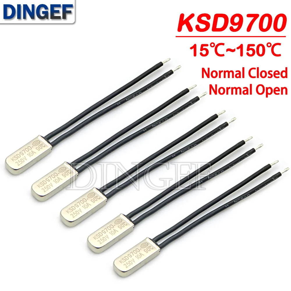 KSD9700 Thermostat Thermal Protector Temperature Switch 1PCS