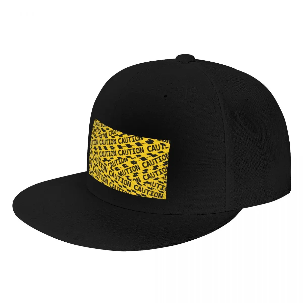 

Caution Tape Baseball Cap Wild Ball Hat Bobble Hat Female Men's