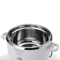 AROMA® 14-Cup Cooked / 3Qt. Select Stainless® Rice & Grain Cooker White New ARC-757-1SG 2