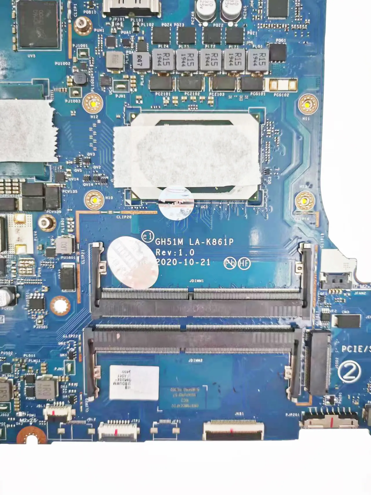 GH51M LA-K861P for Acer Nitro 5 AN515-55 Laptop Motherboard with