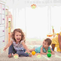 7 PCS Interaction Sucker Ball PVC Suction Cup Creative Colorful for Children 2