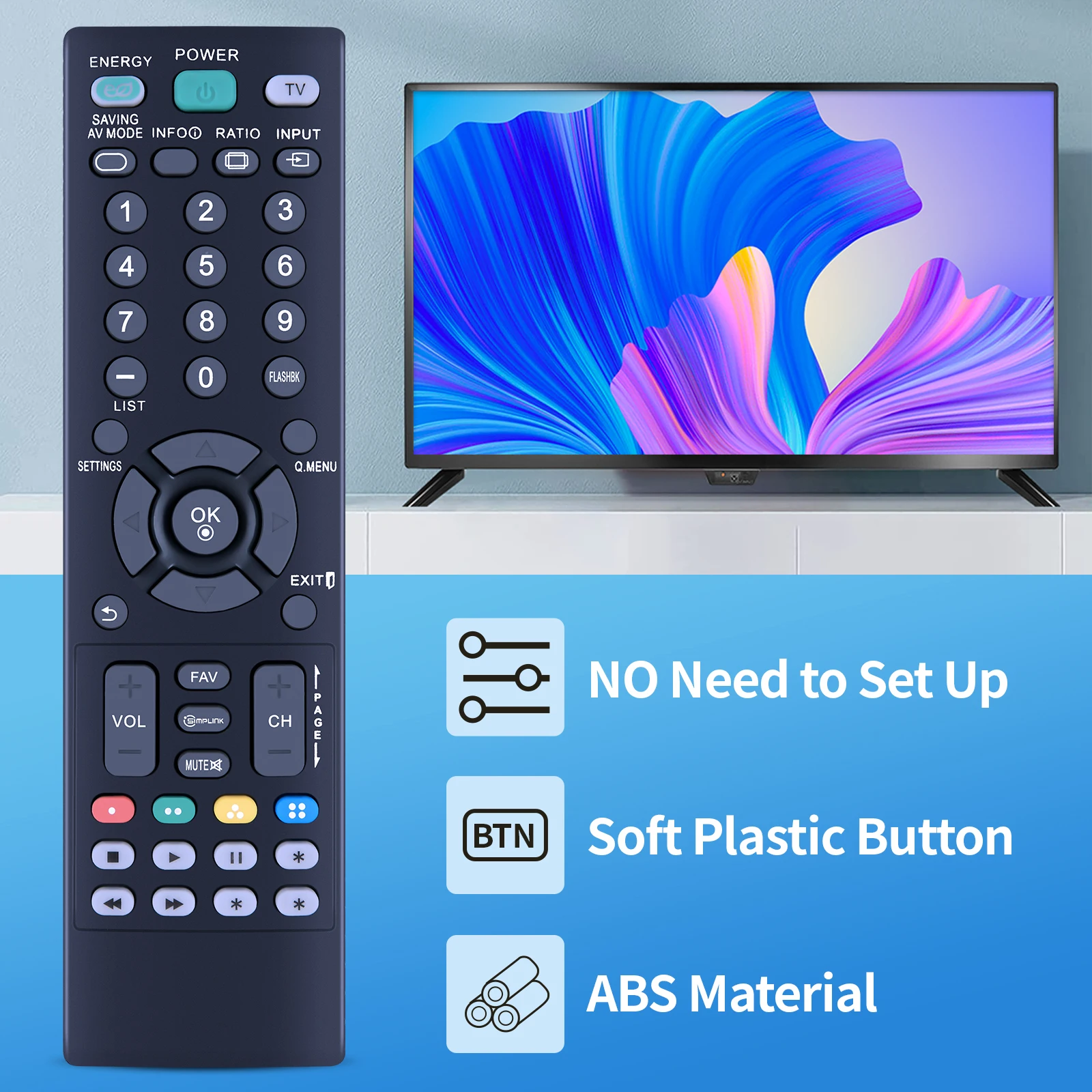 Universal Remote Control For LG Smart TV, All Models LCD