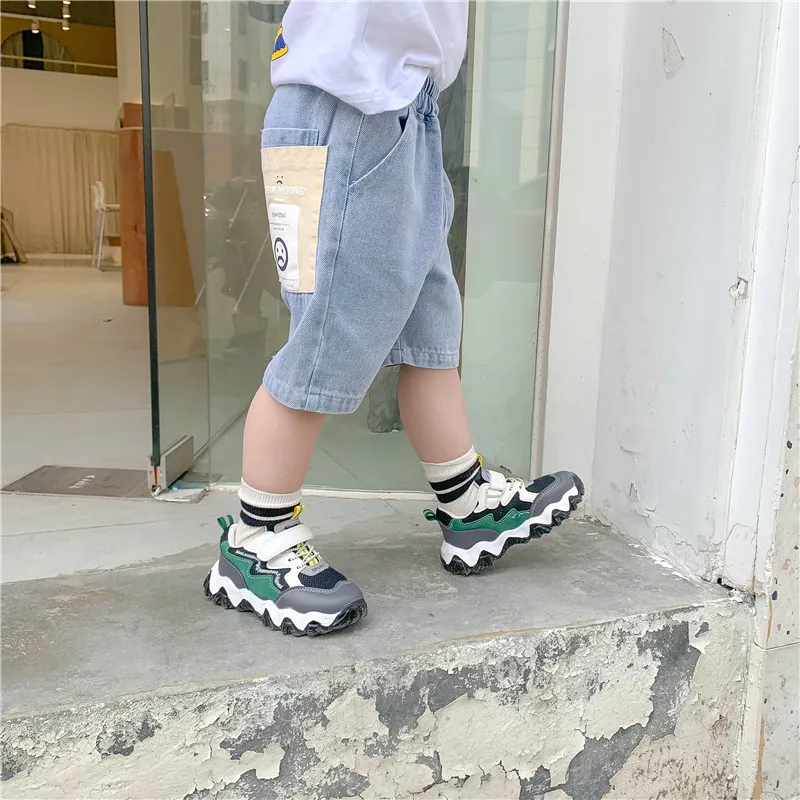 Kids Shorts IENENS Kids Boys Beach Shorts Jeans Children Clothes Pants Denim Clothing Bermuda Infant Toddler Baby Boy Casual Trousers