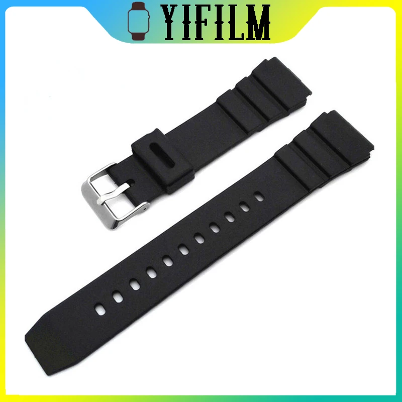 Silicone Watch Band 18mm 20mm 22mm 24mm 26mm 28mm Belt For Casio G