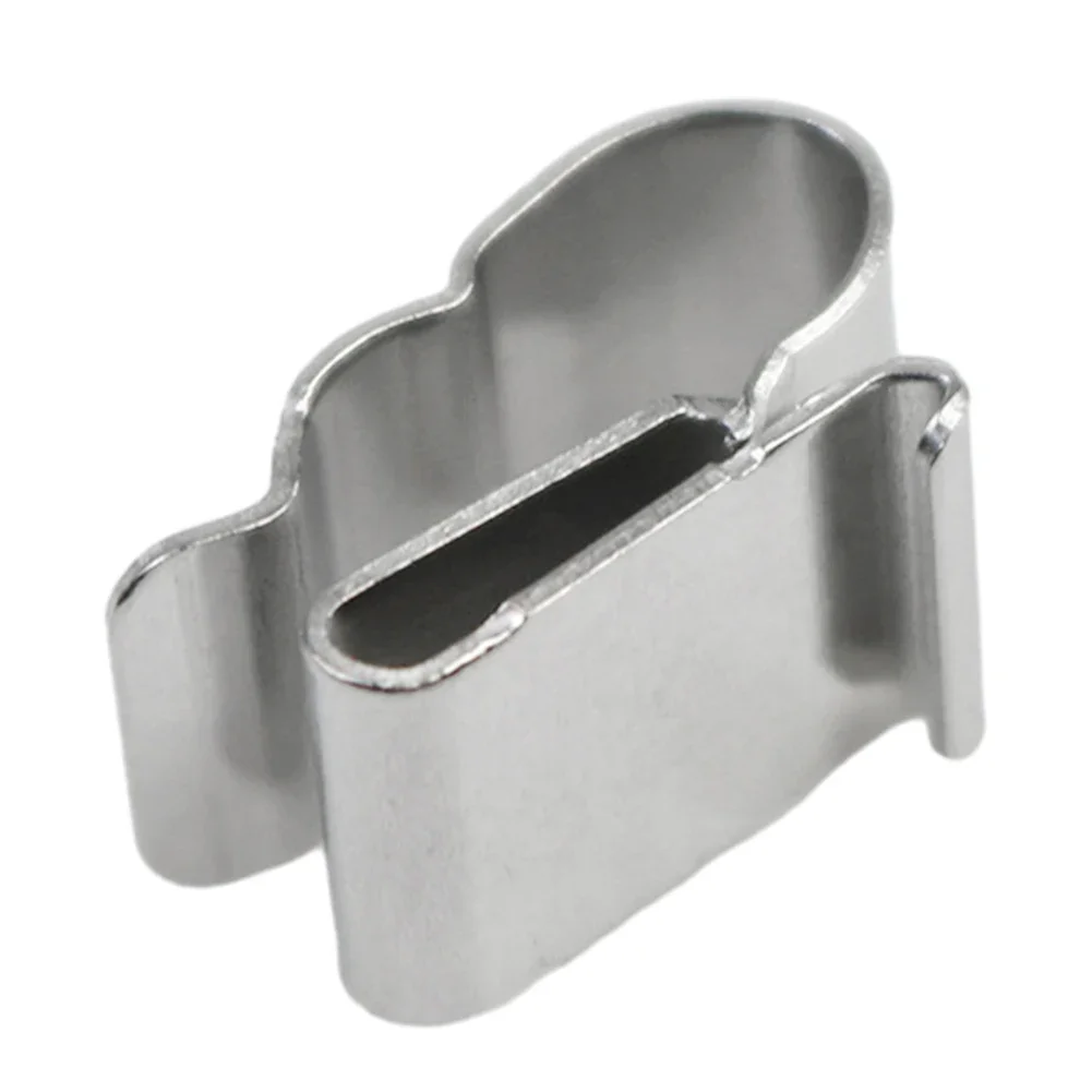 Wire Clips Cable Trailer Photovoltaic Solar Panel Wire Clamps Clip Organizer Stainless Steel Management Harness Rop 10/30/100Pcs cable organizer cable clip cable clamp cable tie
