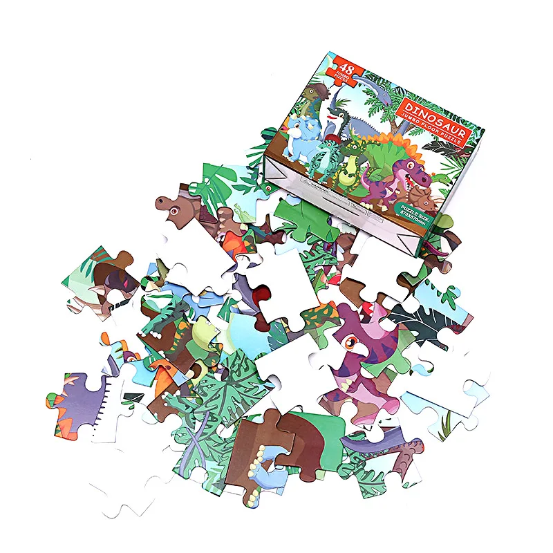 48 Pieces Puzzle Jigsaw Marine Animals Decompress Educational Toys for Adult Children Creative Puzzle Game Gift P460 6