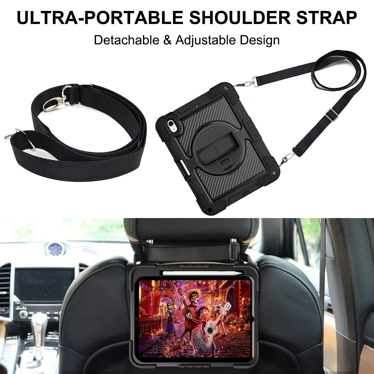 Capa para iPad, Lápis Titular, 360 Suporte
