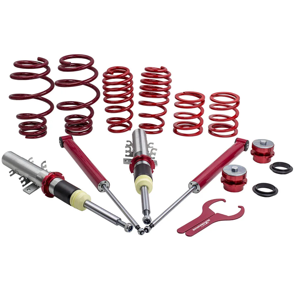 Sospensione Street Coilover Per Vw Polo Mk4 (9N _) 10/2001-10/2014 Hatchback Abbassamento Coilover Sospensione Ammortizzatore
