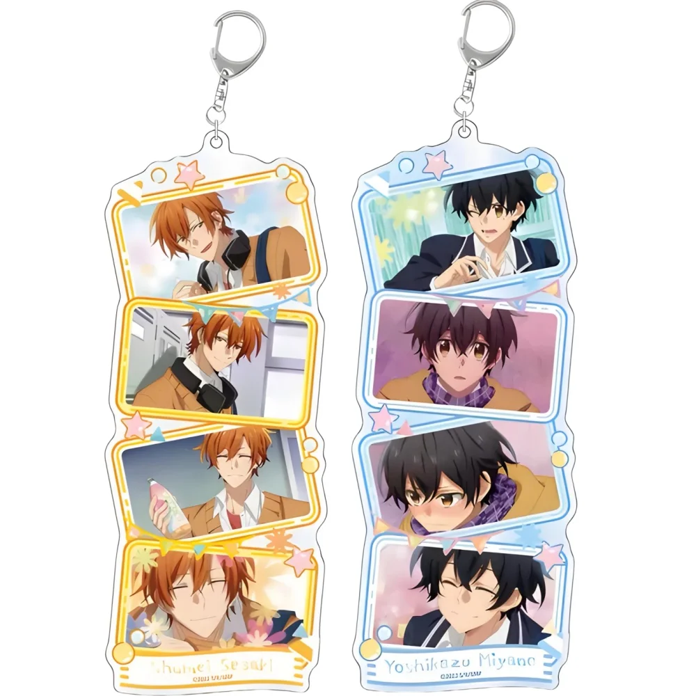 Cartoon Anime Fans Geschenke bl Sasaki zu Myyano Acryl Schlüssel bund Miyano Yoshi kazu Sasasaki Shumei Hirano Schlüssel ring ca. 10cm