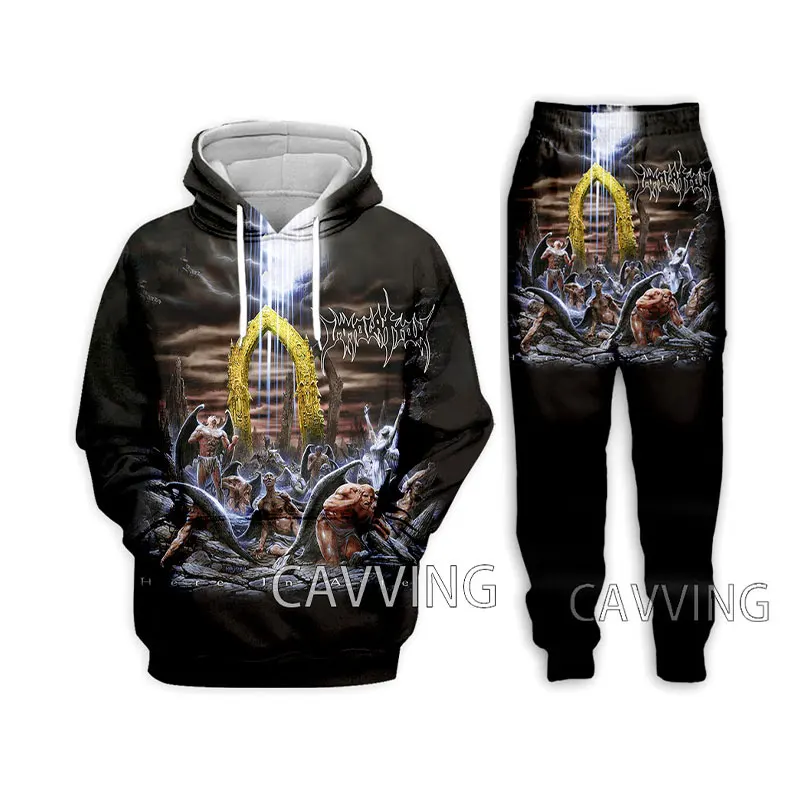 Immolation Rock  3D Printed Casual Hoodies Hooded Sweatshirt Pants Jogging Pants Trousers Suit Clothes Women/ Men Sets 4