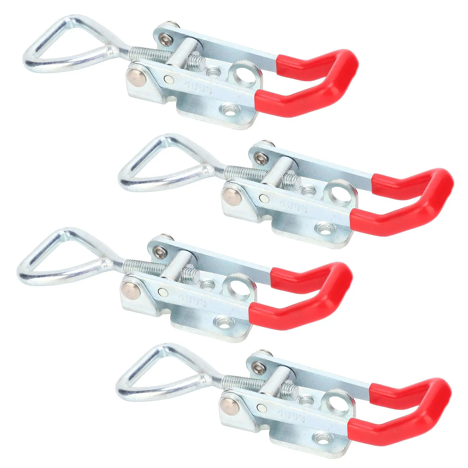 4Pcs Zinc Plated 4003 Triangular Toggle Clamp Quick Release Lever Fixture