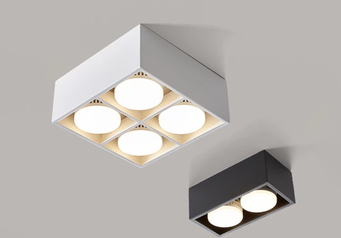 

No main lamp lighting, living room square box lamp, guts lamp, bedroom exposed installation downlight