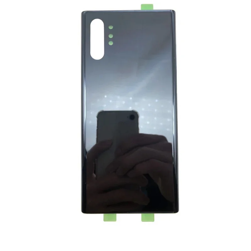 Premium Glass Battery Back Cover with Adhesive Sticker - Sleek Rear Panel Housing Case