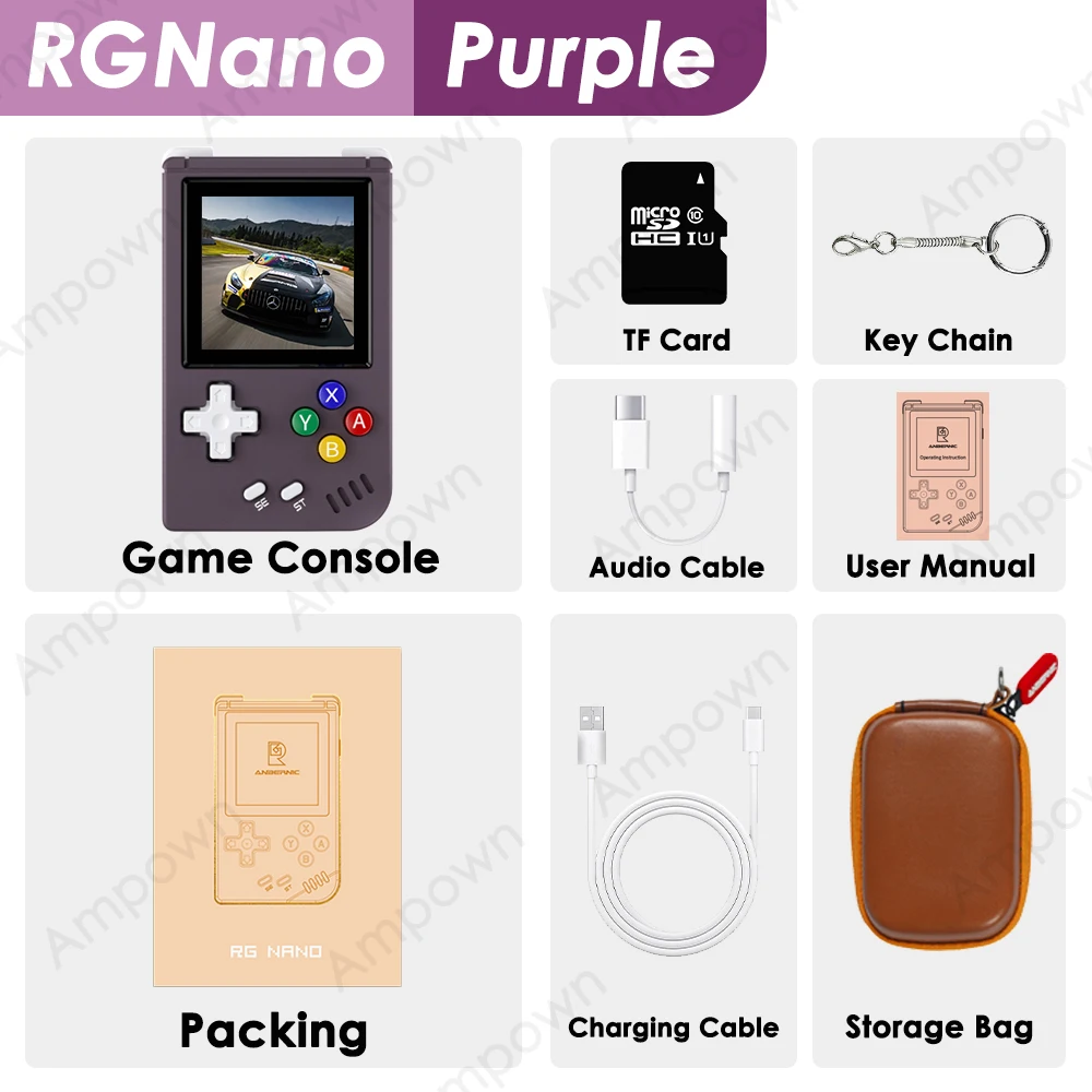 Purple with Bag