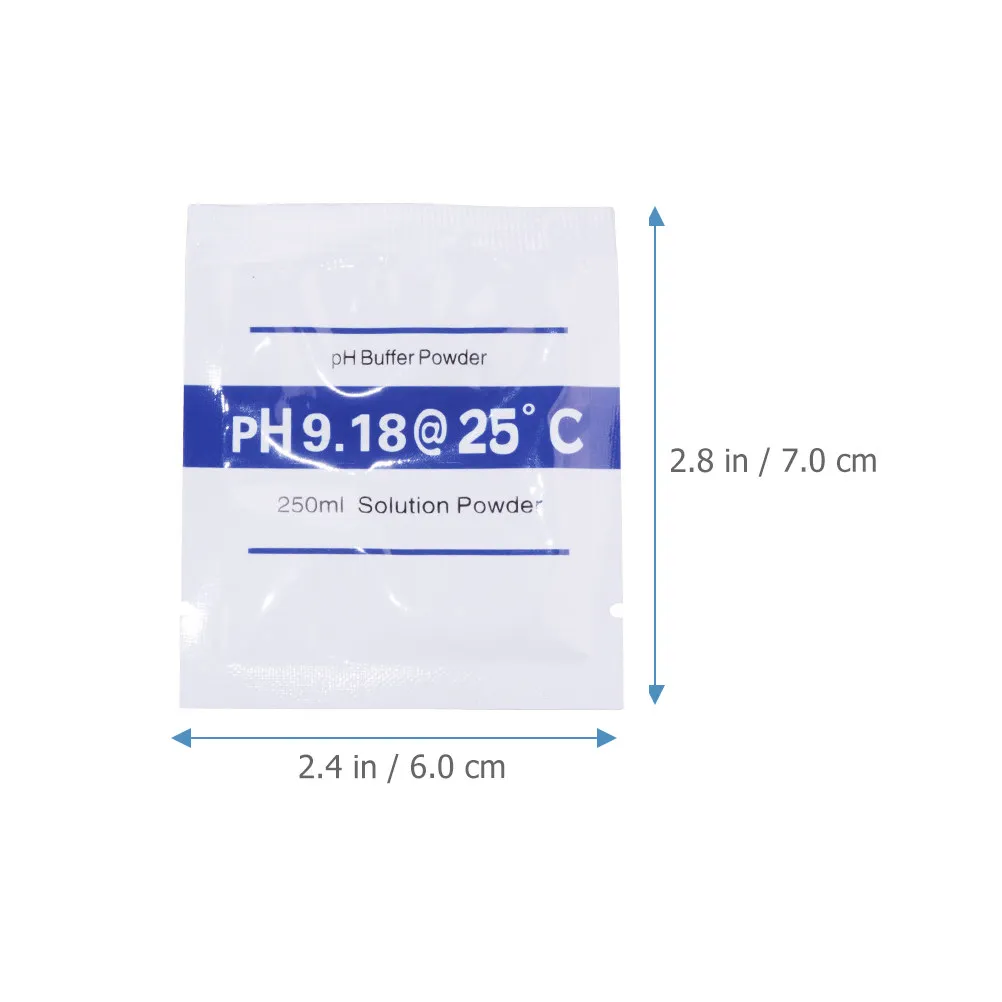 15Pcs PH 측정기 교정 솔루션 파우더 4.01 6.86 9.18 정확한 PH 테스트를 위한 버퍼 파우더 교정 패킷