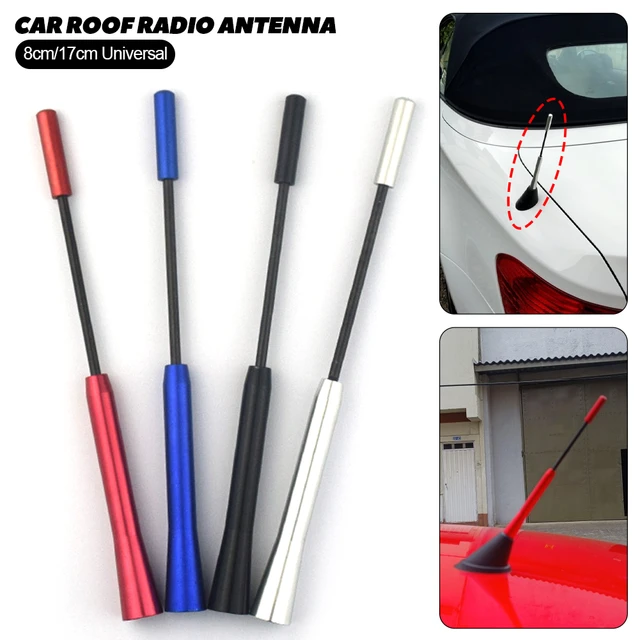 12cm Universal-Auto antenne kleine kurze Antenne Mini-Autoradio-Zubehör  FM/AM-Eingänge M5 M6 schwarze Auto antenne für VW Toyota - AliExpress