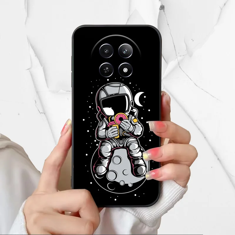 Astronaut Fashion Soft Silicone Phone Case - TPU Protective Shell Cover