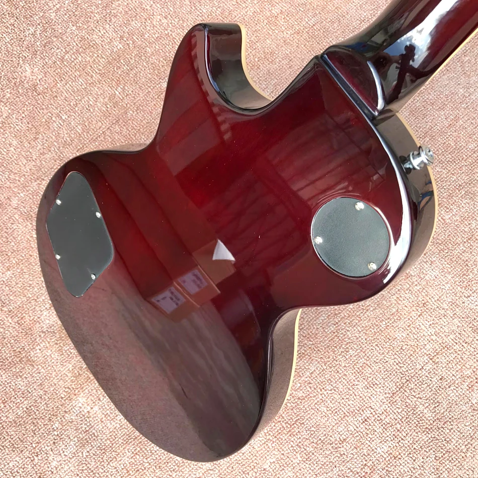 Made in China, LP Standard High Quality Electric Guitar, Frets Binding,One Piece Of Body & Neck,Tune-o-Matic Brid, free delivery