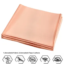 Golden Faraday Fabric EMF Protection Cloth for Signal Blocking and Anti - Radiation (As shown)