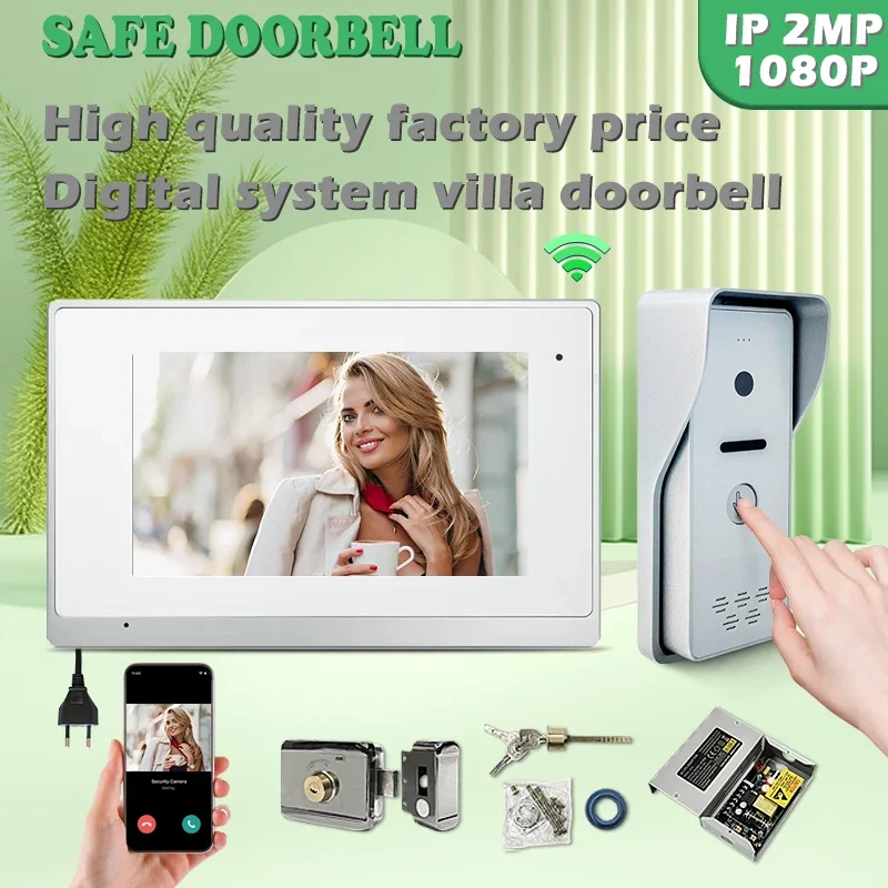 

Easy And Simple To Handle Intercom Smart Phones System For Offices Tuya Video Doorphone System Small Tuya wifi Wall Camera